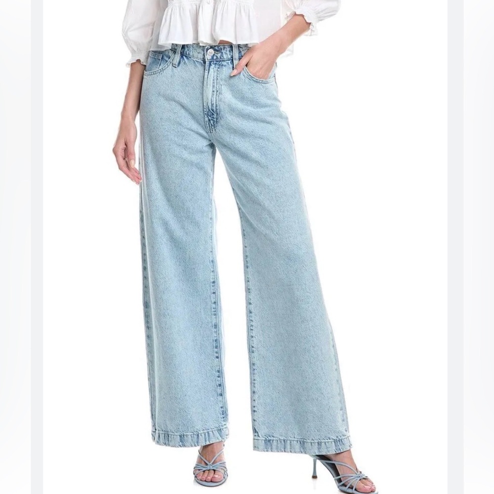 Hudson Jeans Jolene Wide Leg High-Rise Jeans